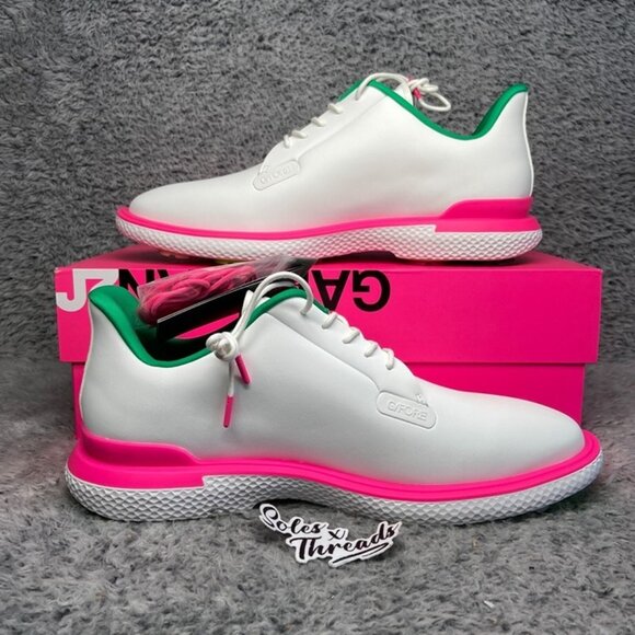 G/Fore Gallivan2r T.P.U. Golf Shoe Size 11 Men White Pink GMF000058 - Picture 2 of 9